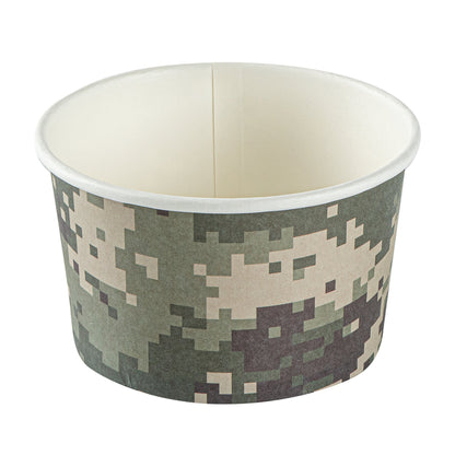 Coppetta 5 oz Round Camouflage Paper To Go Cup - 3" x 3" x 2 1/2" - 50 count box
