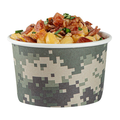 Coppetta 5 oz Round Camouflage Paper To Go Cup - 3" x 3" x 2 1/2" - 200 count box