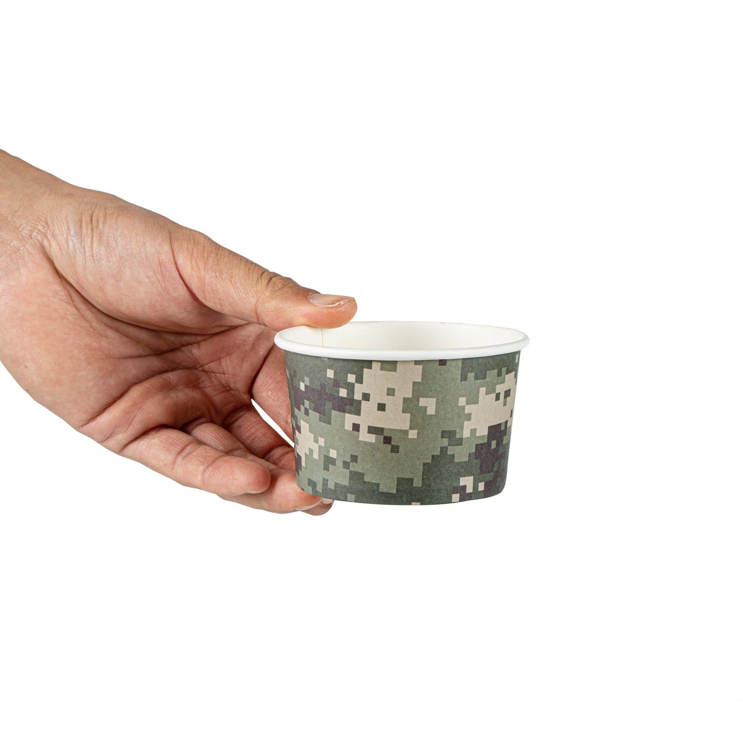 Coppetta 5 oz Round Camouflage Paper To Go Cup - 3" x 3" x 2 1/2" - 200 count box