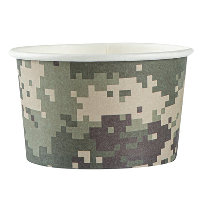 Coppetta 5 oz Round Camouflage Paper To Go Cup - 3" x 3" x 2 1/2" - 200 count box