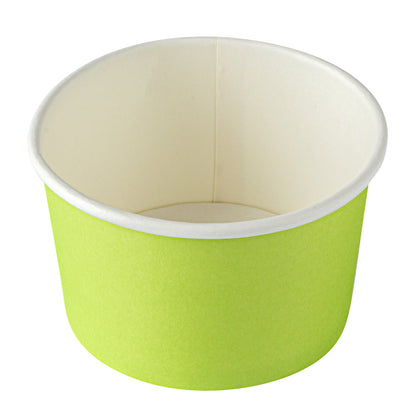 Coppetta 5 oz Round Eco Green Paper To Go Cup - 3 1/4" x 3 1/4" x 2" - 200 count box