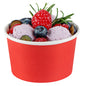 Coppetta 5 oz Round Red Paper To Go Cup - 3 1/4" x 3 1/4" x 2" - 200 count box
