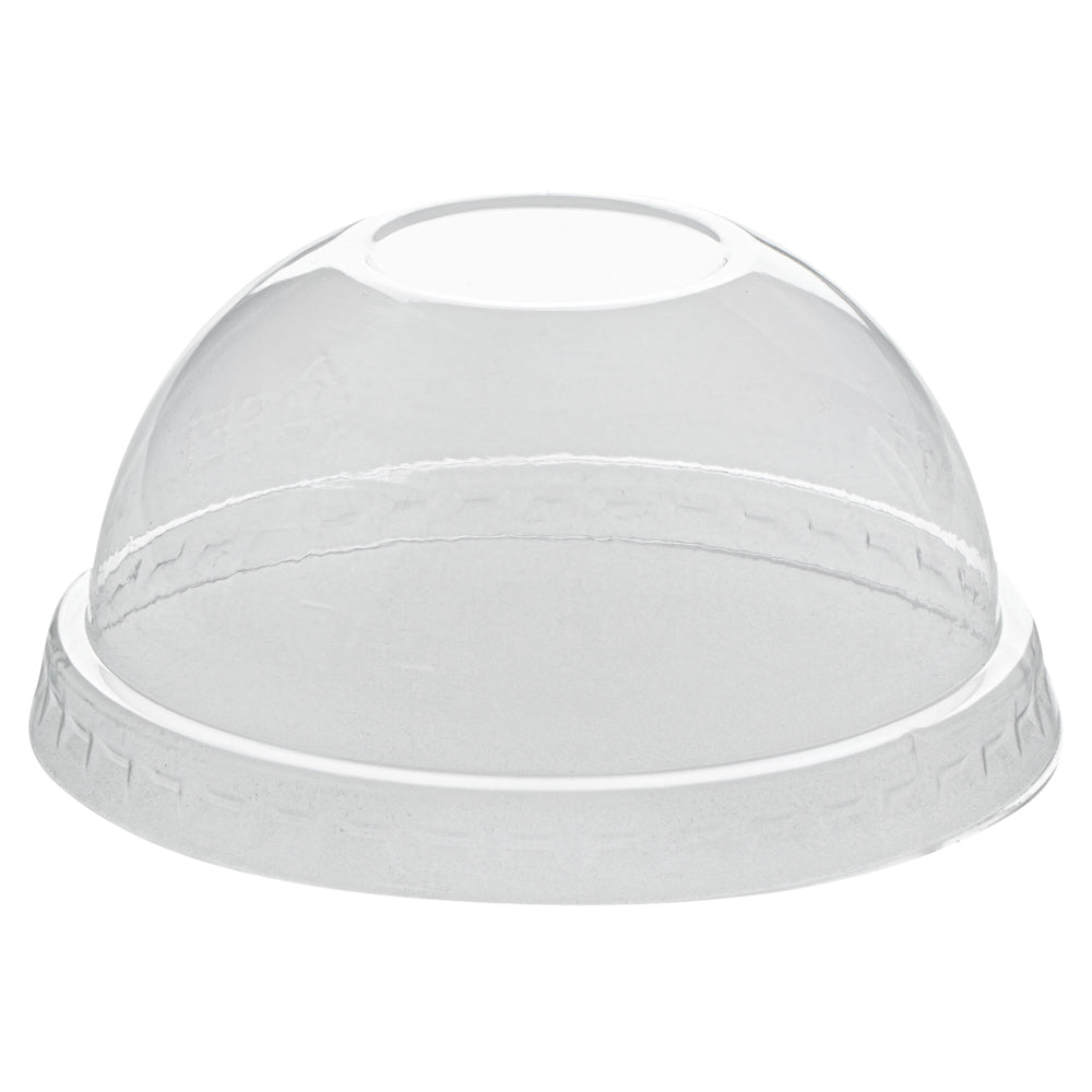 Coppetta Round Clear Plastic To Go Cup Dome Lid - Fits 5 oz - 50 count box
