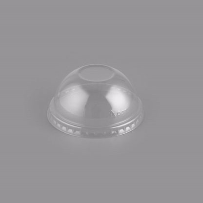 Coppetta Round Clear Plastic To Go Cup Dome Lid - Fits 5 oz - 200 count box