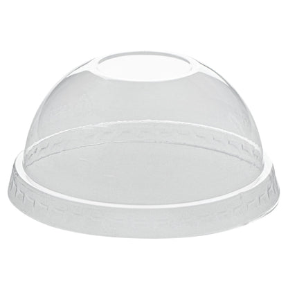 Coppetta Round Clear Plastic To Go Cup Dome Lid - Fits 5 oz - 200 count box