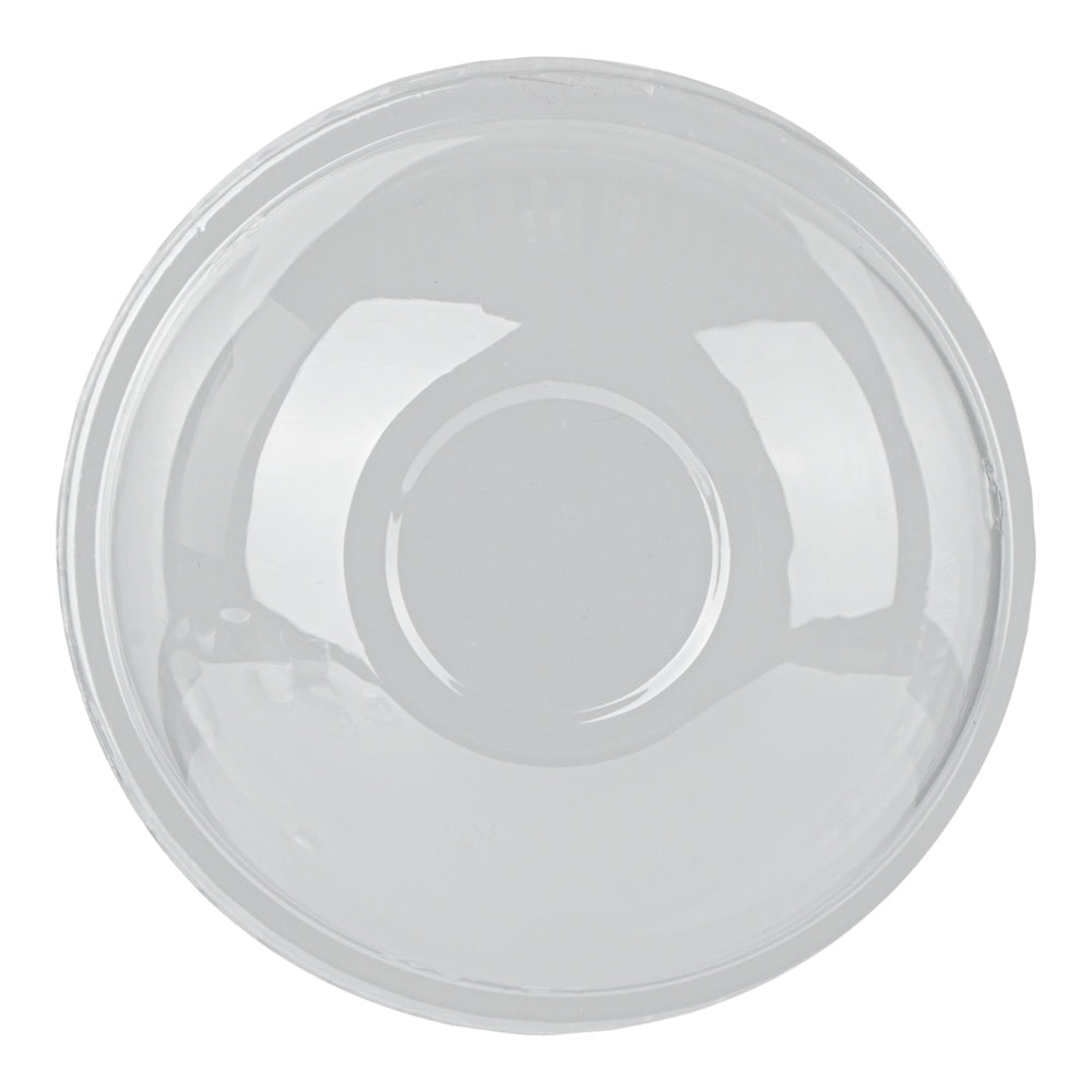 Coppetta Round Clear Plastic To Go Cup Dome Lid - Fits 8 oz - 50 count box