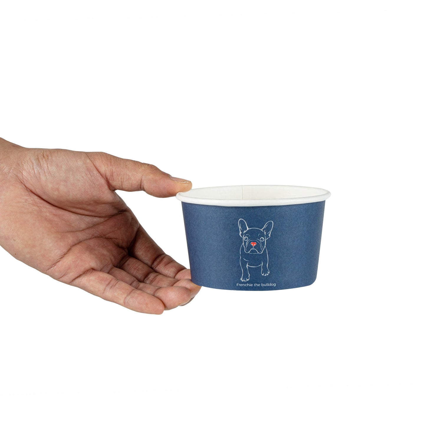 Coppetta 12 oz Round Frenchie Paper To Go Cup - 4" x 4" x 2 1/4" - 200 count box