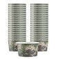Coppetta 12 oz Round Camouflage Paper To Go Cup - 4" x 4" x 2 1/4" - 50 count box