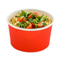 Coppetta 12 oz Round Red Paper To Go Cup - 4" x 4" x 2 1/4" - 50 count box