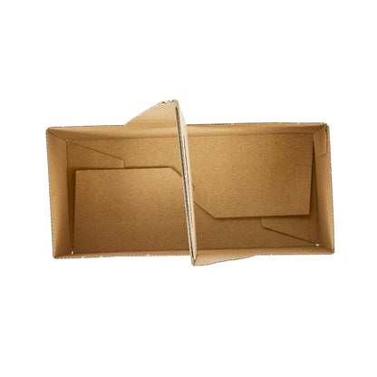 Restpresso Kraft Paper Altalena Drink Carrier - Fits 2 Cups - 7 1/4" x 3 1/2" x 9 1/4" - 100 count box