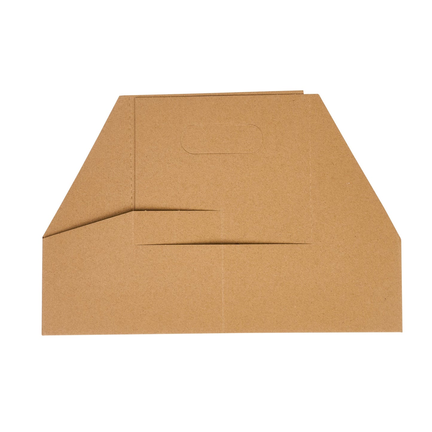 Restpresso Kraft Paper Altalena Drink Carrier - Fits 4 Cups - 7 1/4" x 7 1/4" x 9 1/4" - 100 count box