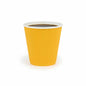 Restpresso 8 oz Yellow Paper Coffee Cup - Ripple Wall - 3 1/2" x 3 1/2" x 3 1/4" - 500 count box