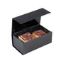 Cater Tek Rectangle Black Paper Small Tic Tac Box - Magnetic - 7" x 4" x 2 3/4" - 10 count box