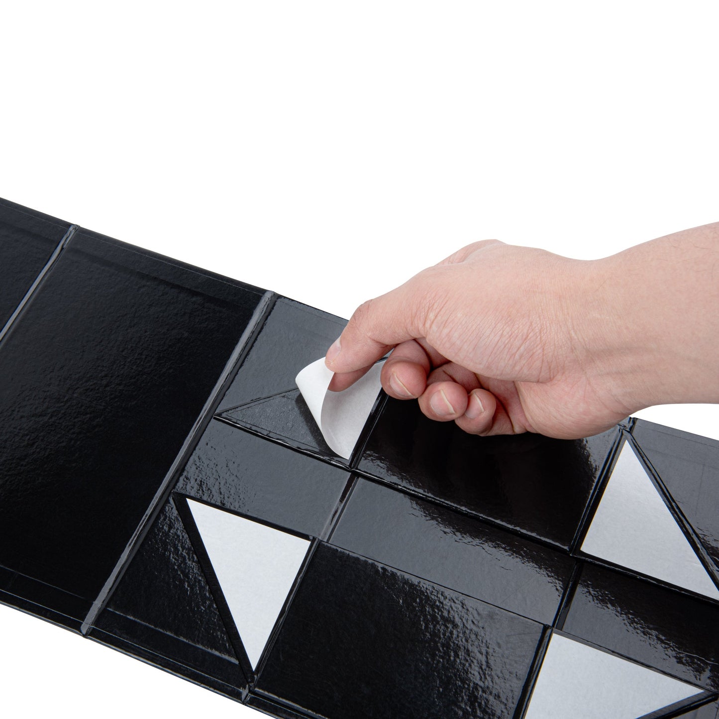 Cater Tek Rectangle Black Paper Small Tic Tac Box - Magnetic - 7" x 4" x 2 3/4" - 10 count box