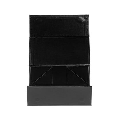 Cater Tek Rectangle Black Paper Small Tic Tac Box - Magnetic - 7" x 4" x 2 3/4" - 10 count box
