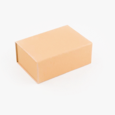 Cater Tek Rectangle Kraft Paper Medium Tic Tac Box - Magnetic - 9" x 6" x 3 1/2" - 10 count box