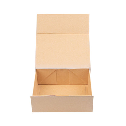 Cater Tek Rectangle Kraft Paper Medium Tic Tac Box - Magnetic - 9" x 6" x 3 1/2" - 10 count box