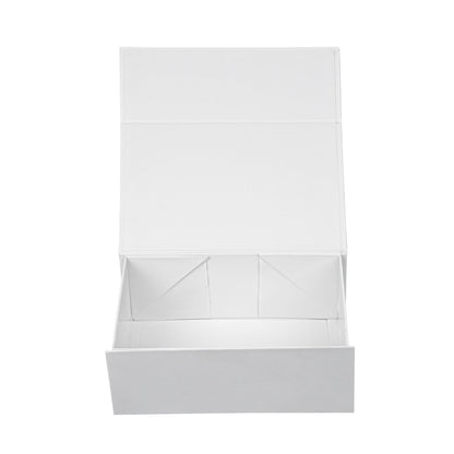 Cater Tek Rectangle White Paper Medium Tic Tac Box - Magnetic - 9" x 6" x 3 1/2" - 10 count box