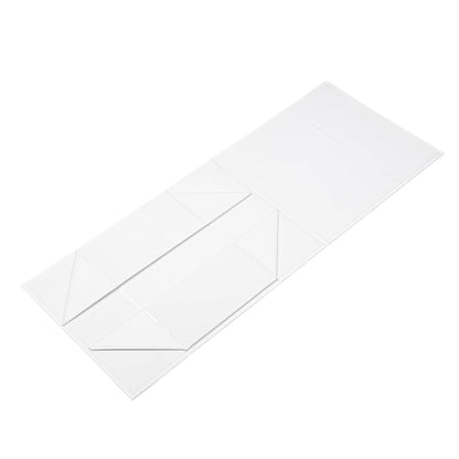Cater Tek Rectangle White Paper Medium Tic Tac Box - Magnetic - 9" x 6" x 3 1/2" - 10 count box
