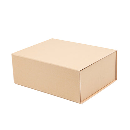 Cater Tek Rectangle Kraft Paper Large Tic Tac Box - Magnetic - 10 1/2" x 8" x 4" - 10 count box