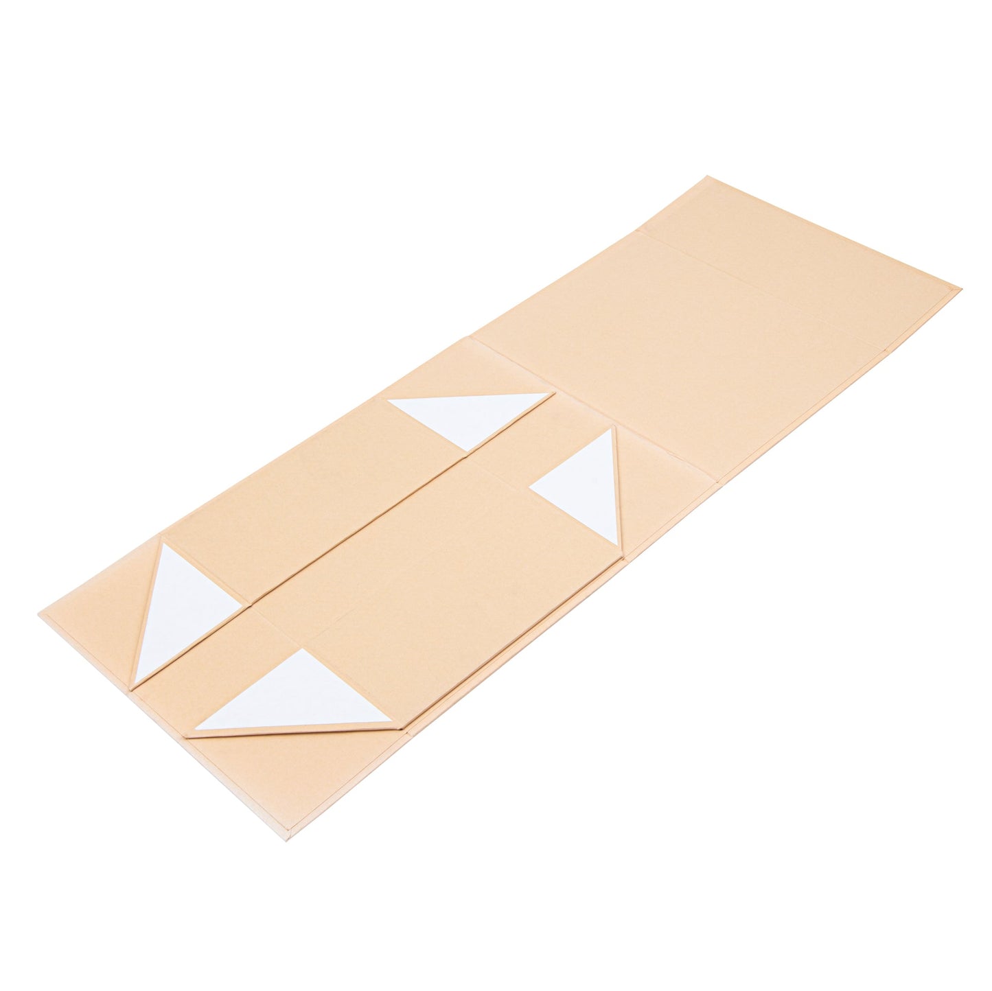 Cater Tek Rectangle Kraft Paper Large Tic Tac Box - Magnetic - 10 1/2" x 8" x 4" - 10 count box