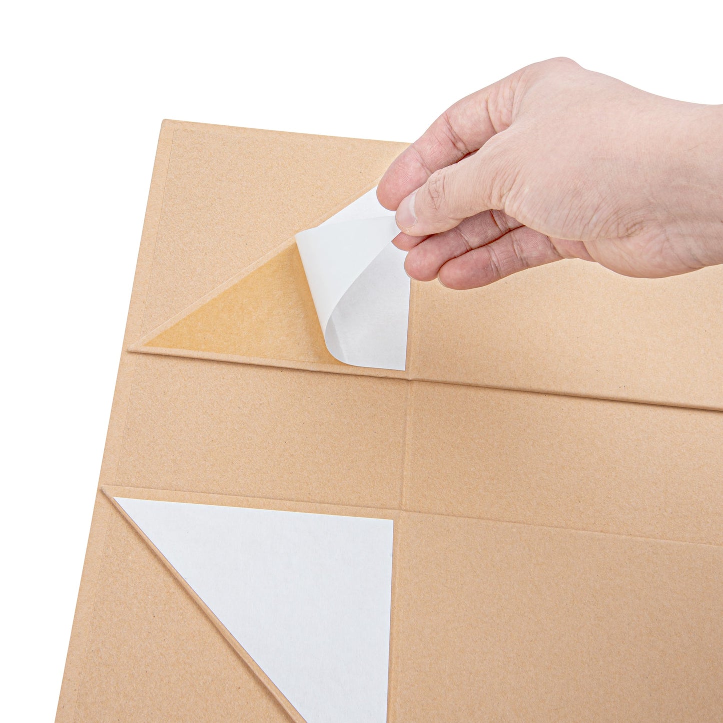 Cater Tek Rectangle Kraft Paper Extra Large Tic Tac Box - Magnetic - 12" x 10" x 5" - 10 count box