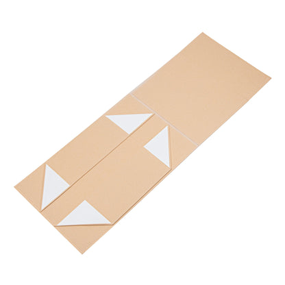 Cater Tek Rectangle Kraft Paper Extra Large Tic Tac Box - Magnetic - 12" x 10" x 5" - 10 count box