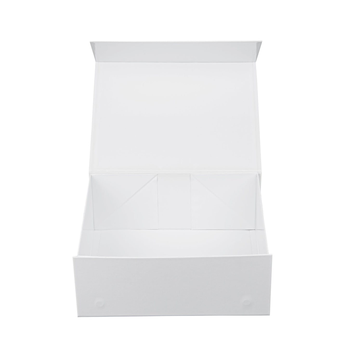 Cater Tek Rectangle White Paper Extra Large Tic Tac Box - Magnetic - 12" x 10" x 5" - 10 count box