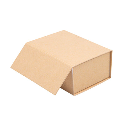 Cater Tek Rectangle Kraft Paper Extra Small Tic Tac Box - Magnetic - 5" x 4" x 2 1/2" - 10 count box