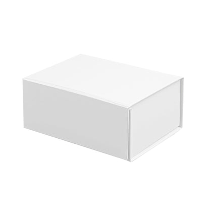 Cater Tek Rectangle White Paper Extra Small Tic Tac Box - Magnetic - 5" x 4" x 2 1/2" - 10 count box