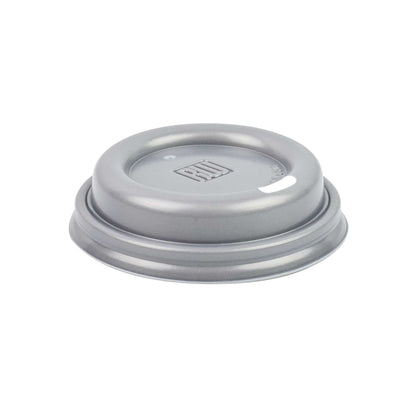 Restpresso Pewter Gray Plastic Coffee Cup Lid - Fits 4 oz - 500 count box