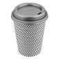 Restpresso Pewter Gray Plastic Coffee Cup Lid - Fits 8, 12, 16 and 20 oz - 500 count box