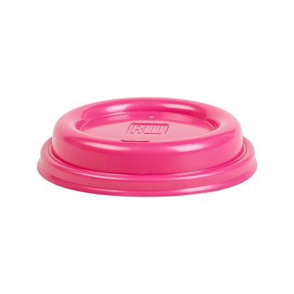 Restpresso Hot Pink Plastic Coffee Cup Lid - Fits 8, 12, 16 and 20 oz - 25 count box