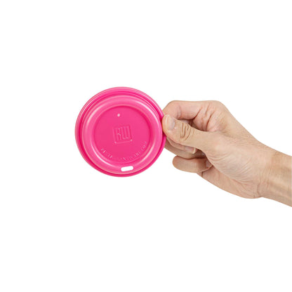 Restpresso Hot Pink Plastic Coffee Cup Lid - Fits 8, 12, 16 and 20 oz - 500 count box