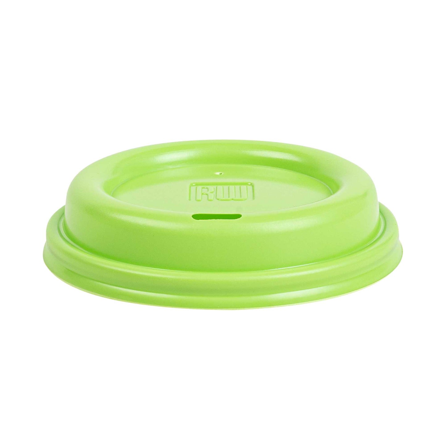 Restpresso Lime Green Plastic Coffee Cup Lid - Fits 8, 12, 16 and 20 oz - 25 count box