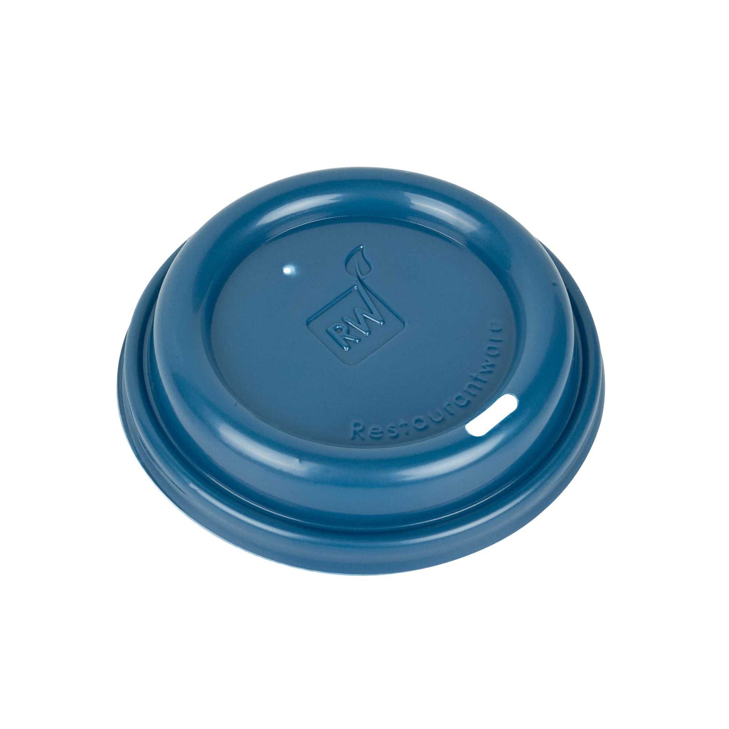 Restpresso Midnight Blue Plastic Coffee Cup Lid - Fits 8, 12, 16 and 20 oz - 25 count box