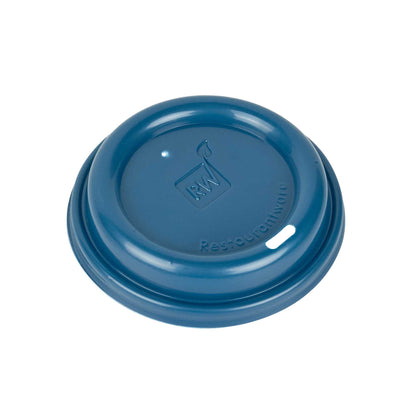 Restpresso Midnight Blue Plastic Coffee Cup Lid - Fits 8, 12, 16 and 20 oz - 500 count box