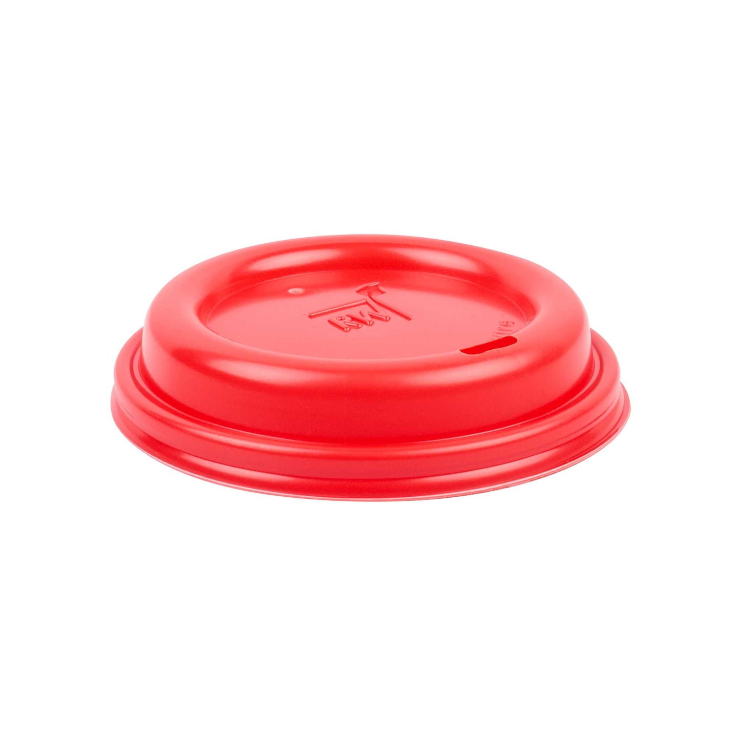 Restpresso Red Plastic Coffee Cup Lid - Fits 8, 12, 16 and 20 oz - 25 count box