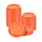 Restpresso Tangerine Orange Plastic Coffee Cup Lid - Fits 8, 12, 16 and 20 oz - 500 count box