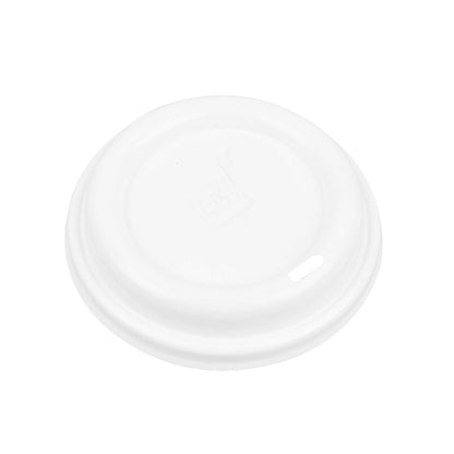 Restpresso White Plastic Coffee Cup Lid - Fits 8, 12, 16 and 20 oz - 25 count box