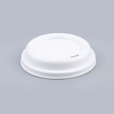 Restpresso White Plastic Coffee Cup Lid - Fits 8, 12, 16 and 20 oz - 500 count box