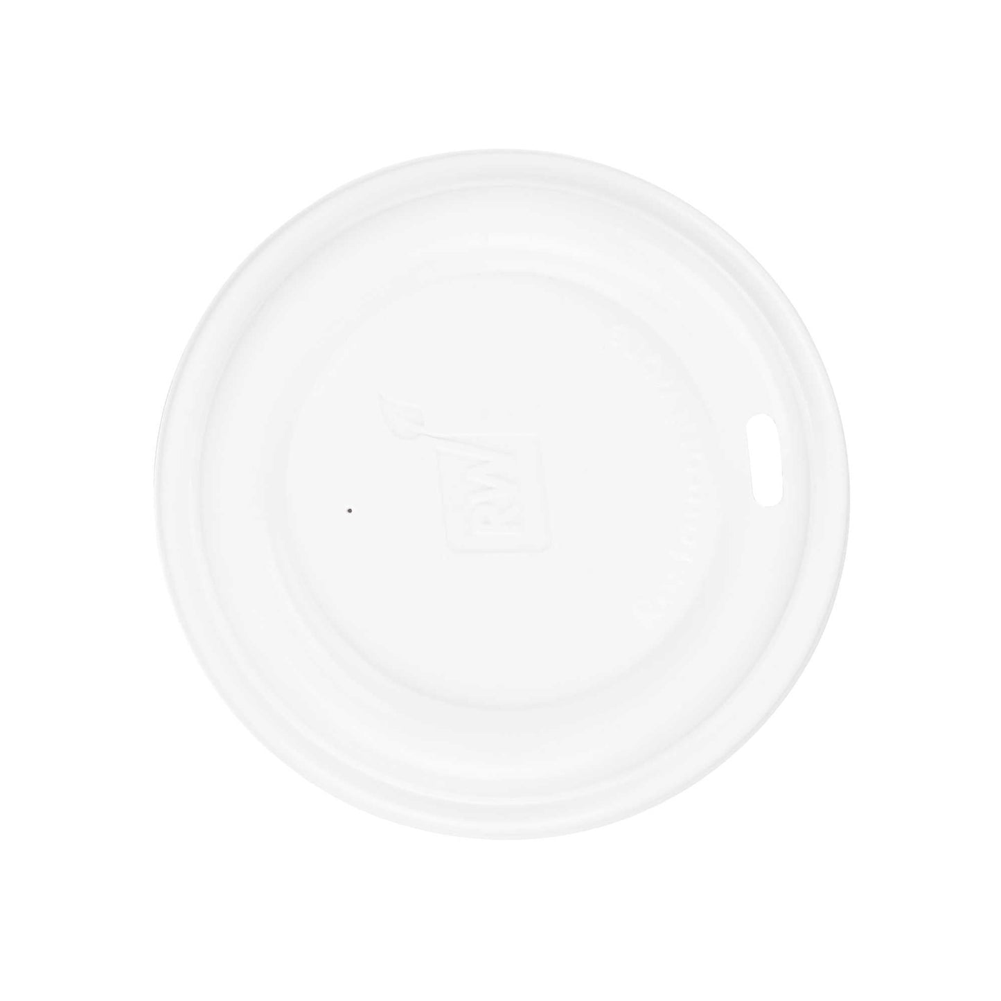 Restpresso White Plastic Coffee Cup Lid - Fits 8, 12, 16 and 20 oz - 500 count box