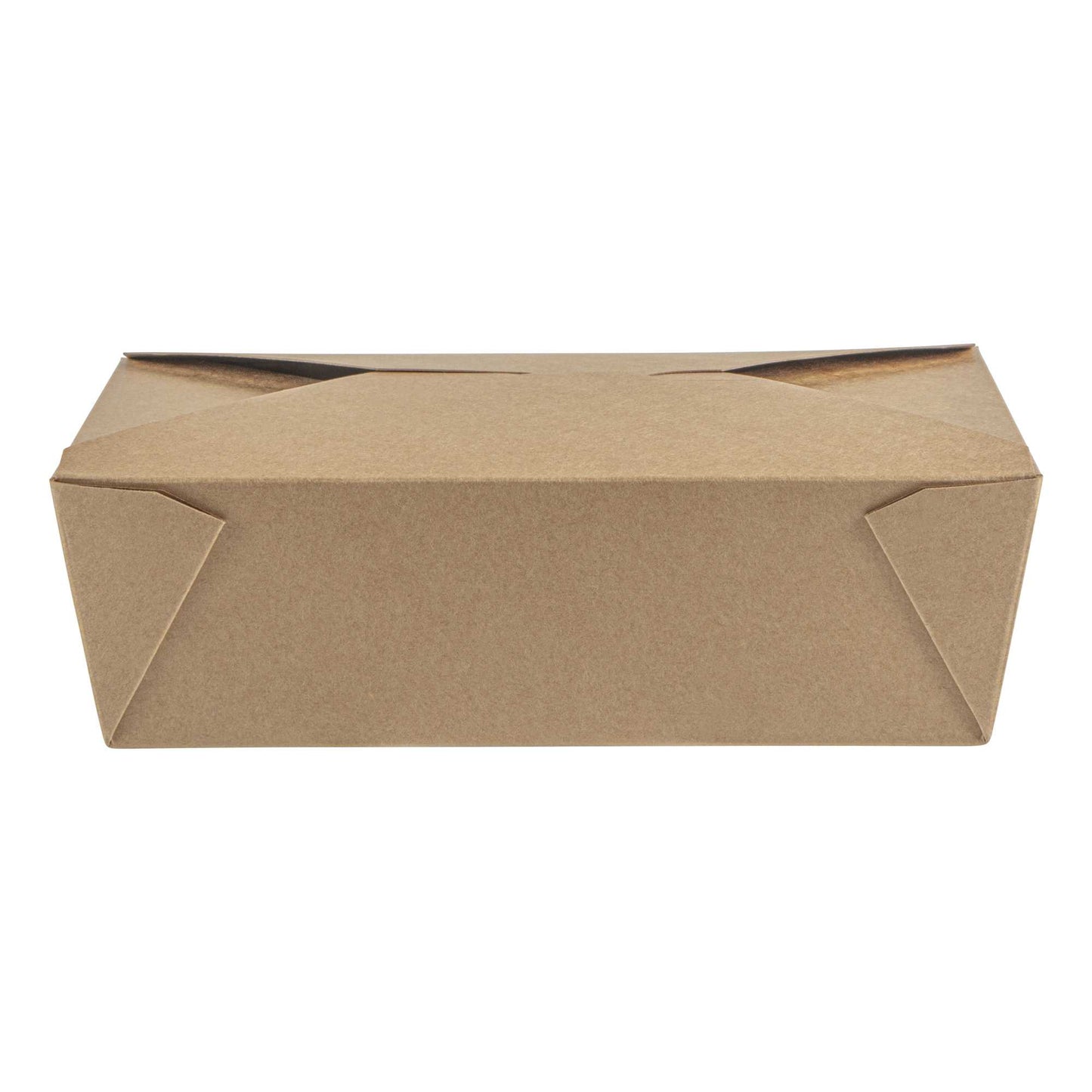 Bio Tek 71 oz Rectangle Kraft Paper #3 Bio Box Take Out Container - 8 1/2" x 6 1/4" x 2 1/2" - 50 count box