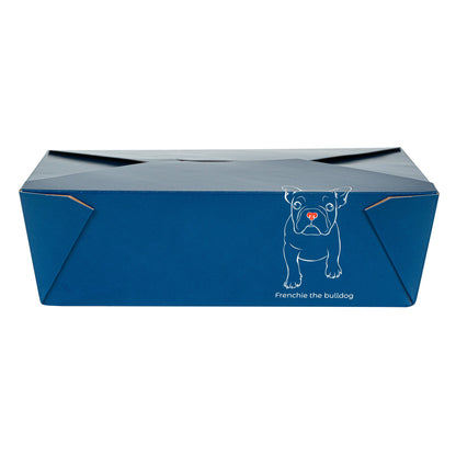 Bio Tek 71 oz Rectangle Frenchie Paper #3 Bio Box Take Out Container - 8 1/2" x 6 1/4" x 2 1/2" - 200 count box