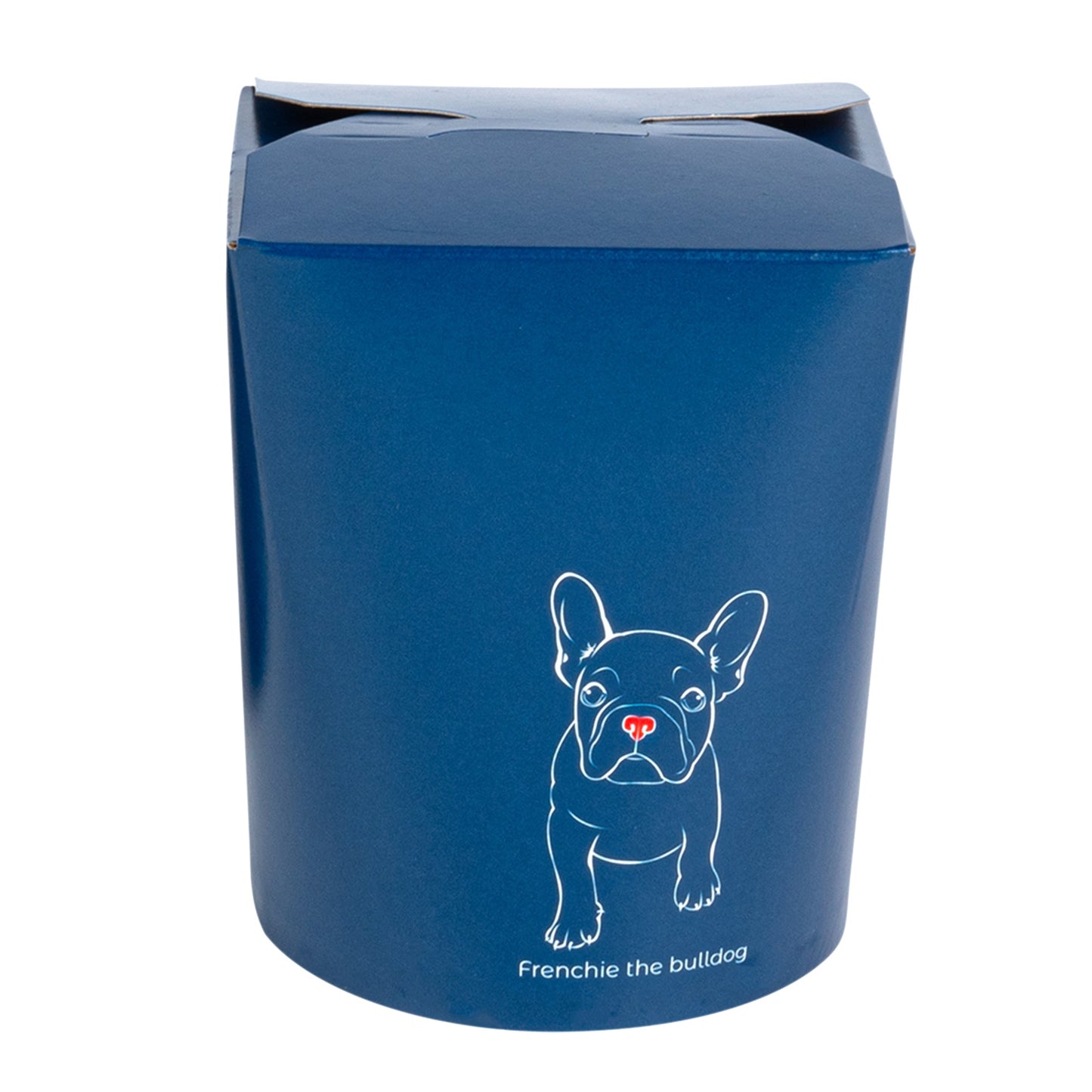 Bio Tek 16 oz Round Frenchie Paper Noodle Take Out Container - 3 1/4" x 3" x 4" -50 count box