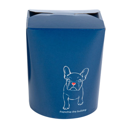 Bio Tek 16 oz Round Frenchie Paper Noodle Take Out Container - 3 1/4" x 3" x 4" - 200 count box