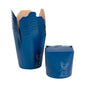 Bio Tek 26 oz Round Frenchie Paper Noodle Take Out Container - 4" x 3 1/2" x 3 3/4" - 200 count box