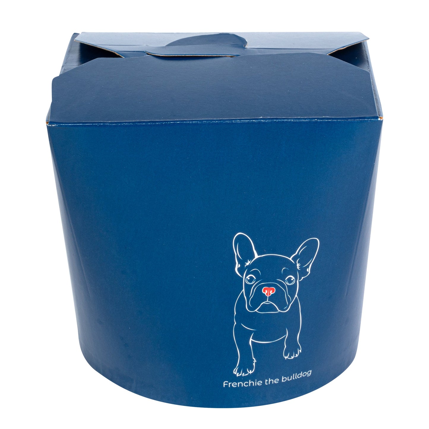 Bio Tek 26 oz Round Frenchie Paper Noodle Take Out Container - 4" x 3 1/2" x 3 3/4" - 200 count box