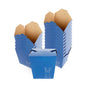 Bio Tek 26 oz Square Frenchie Paper Noodle Take Out Container - 4" x 3 1/2" x 4" - 50 count box