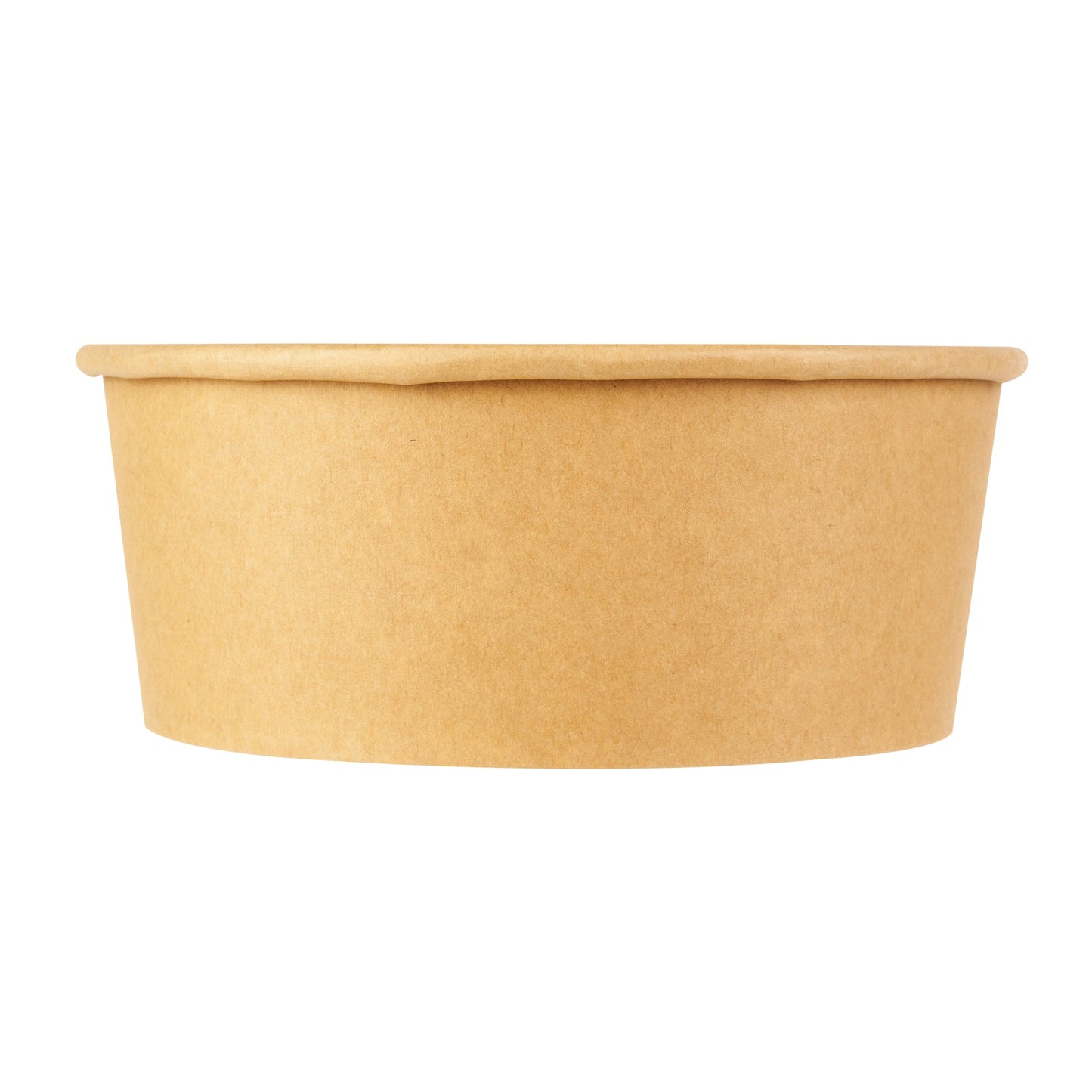 Bio Tek 25 oz Round Kraft Paper Take Out Container - 6" x 6" x 2 1/2" - 200 count box